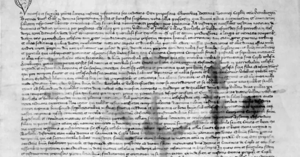 Gründungurkunde der Gemeinde Barlt